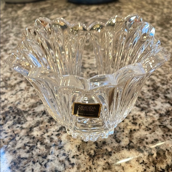 Vintage Oneida Crystal Small Candy Bowl 1994‎ - Picture 1 of 6